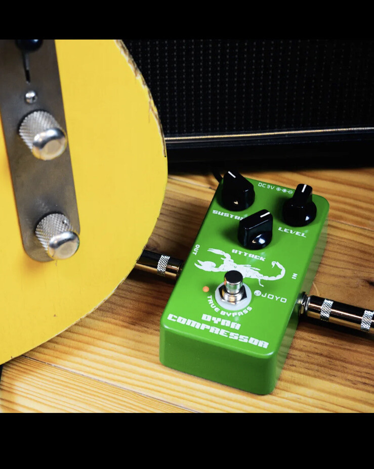 Joyo JF-10 Dyna Compressor Dynamic Compression Guitar Effects Pedal Comp