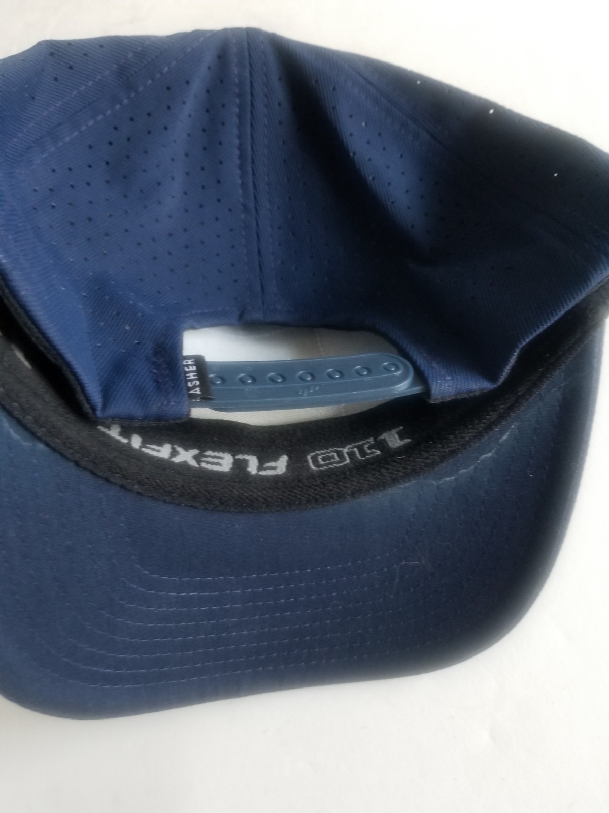 Thinking Birdie Making Bogey Patch Panel Blue Players Snapback by Asher Golf