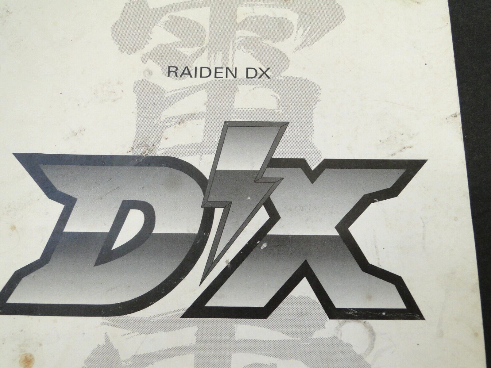 Japanese Raiden DX Arcade Operator's Manual (Read Description)