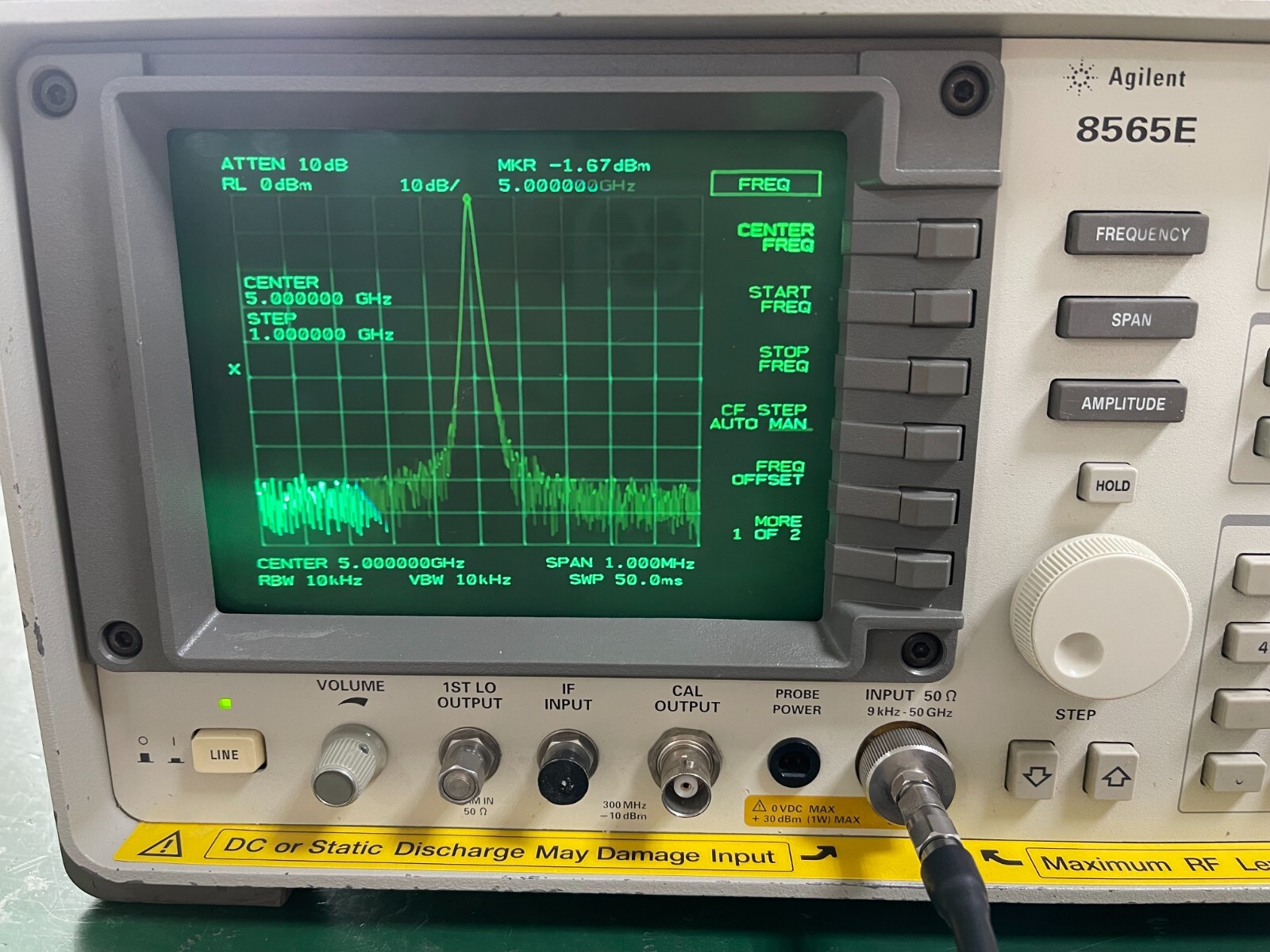 Agilent Keysight 8565E 9KHz - 50GHz Spectrum Analyzer_1513