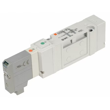 Smc Sv3100-5Fu Solenoid Air Con Valve, Five-Way, 72 Psi