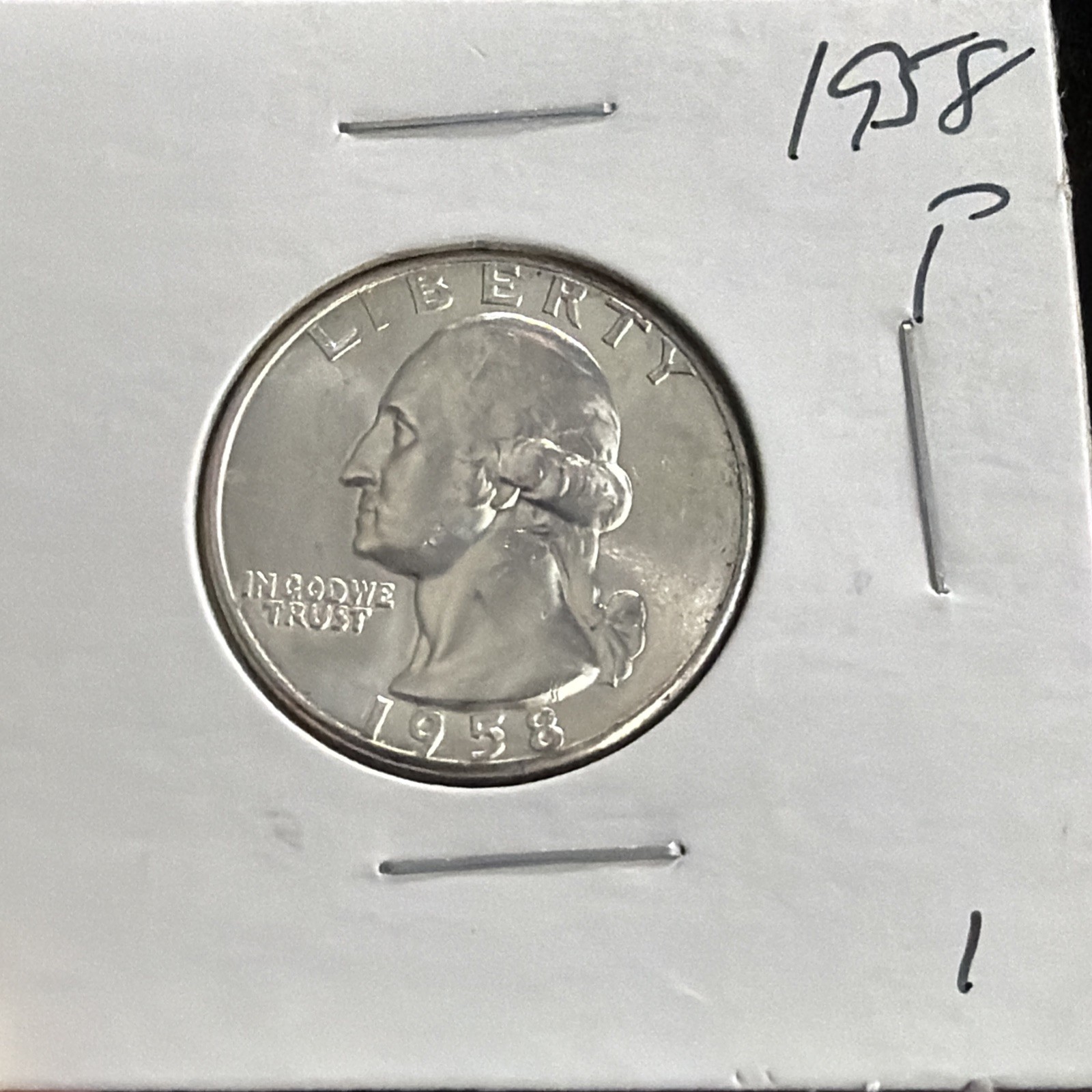 1958-P Washington Quarter -90% Silver