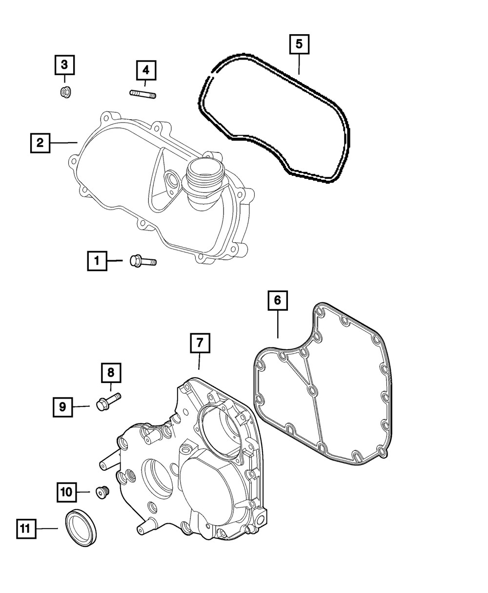 Genuine Mopar Stud 68186861AA