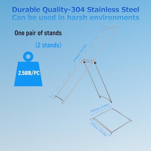 Portable Solar Panel Stand Multi-functional Solar Panel Brackets X-Large