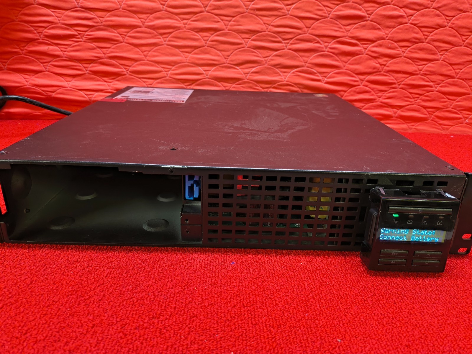 Used APC Smart-UPS SMX1500RM2U Rackmount UPS Good Condition Missing Batteries