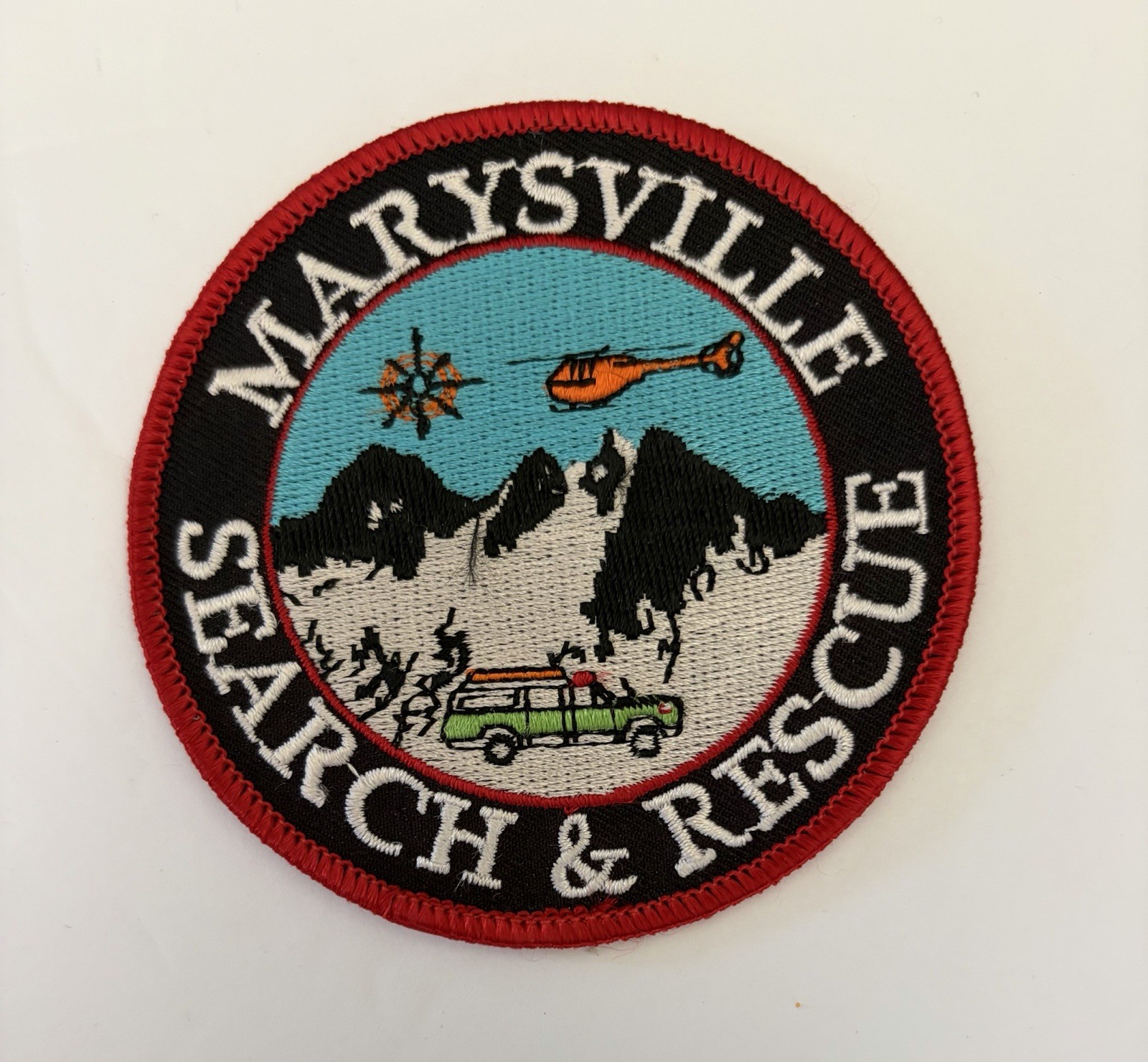 CALIFORNIA MARYSVILLE SEARCH & RESCUE SAR PATCH YUBA COUNTY #D12