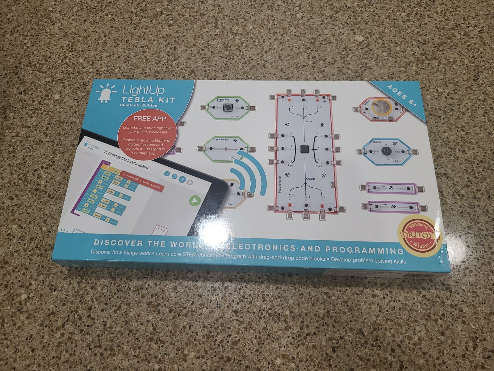 LightUp Bluetooth Tesla Kit Electronics Experience w/ Interactive iOS Mobile App