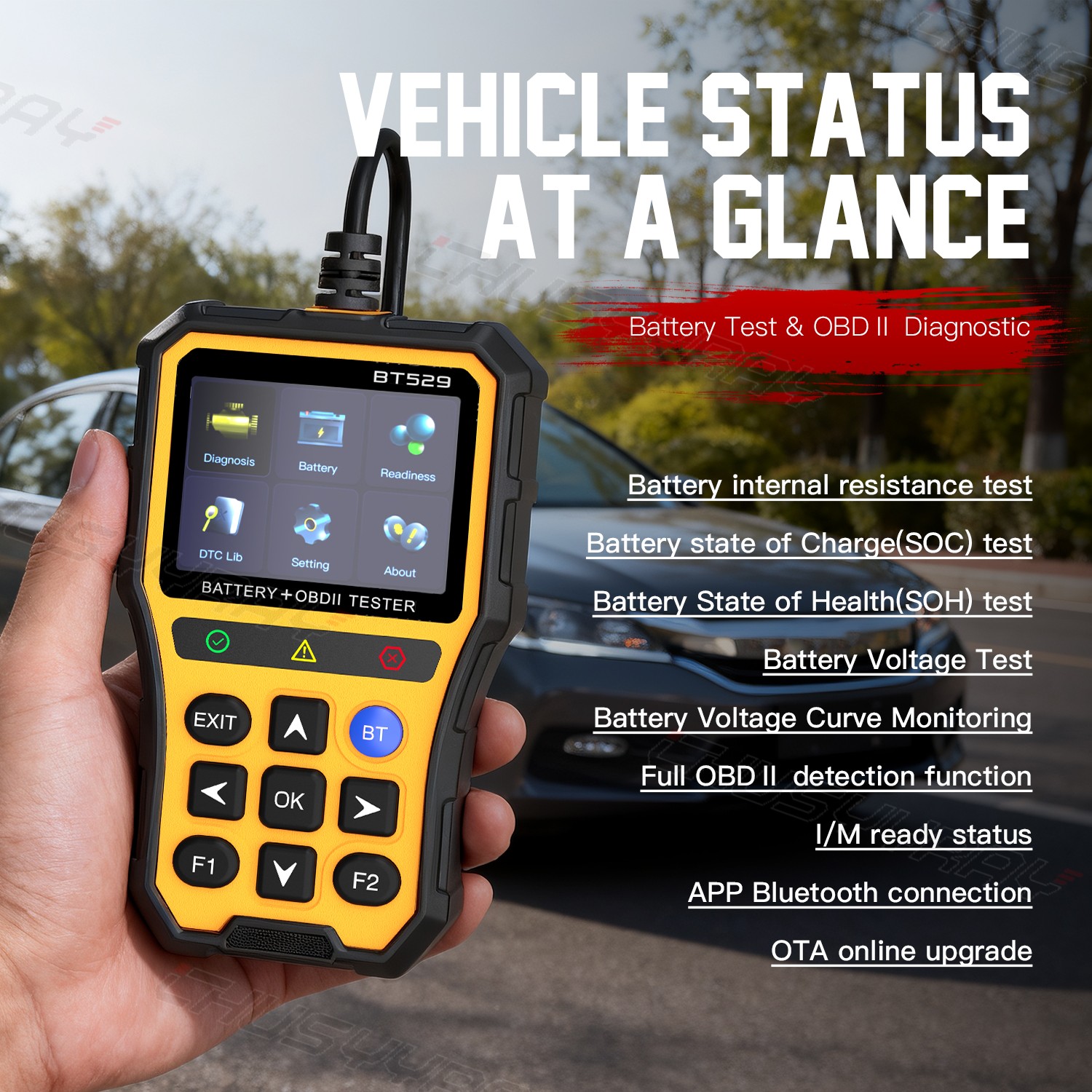 1PCS OBDII Scanner Car Code Reader Diagnostic Scan Tool FIT Jeep Patriot