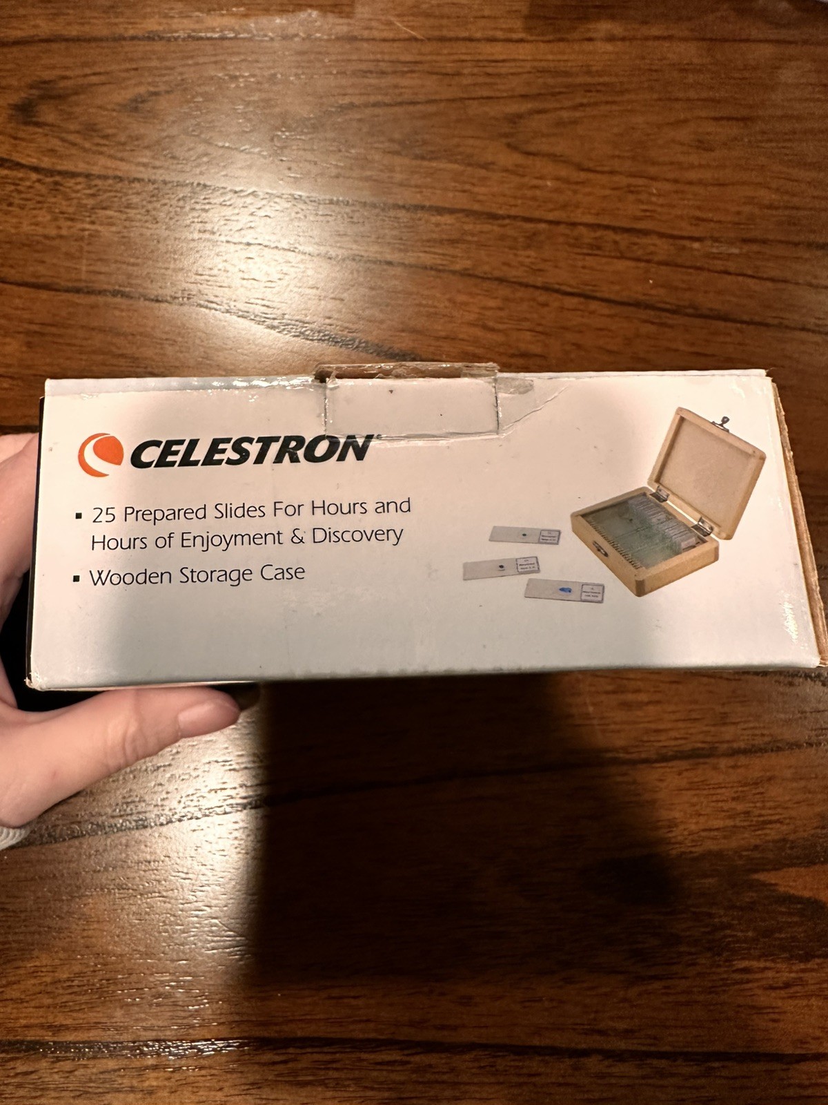 Celestron 25 Prepared Microscope Slide Kit with Storage Case - Celestron #44410