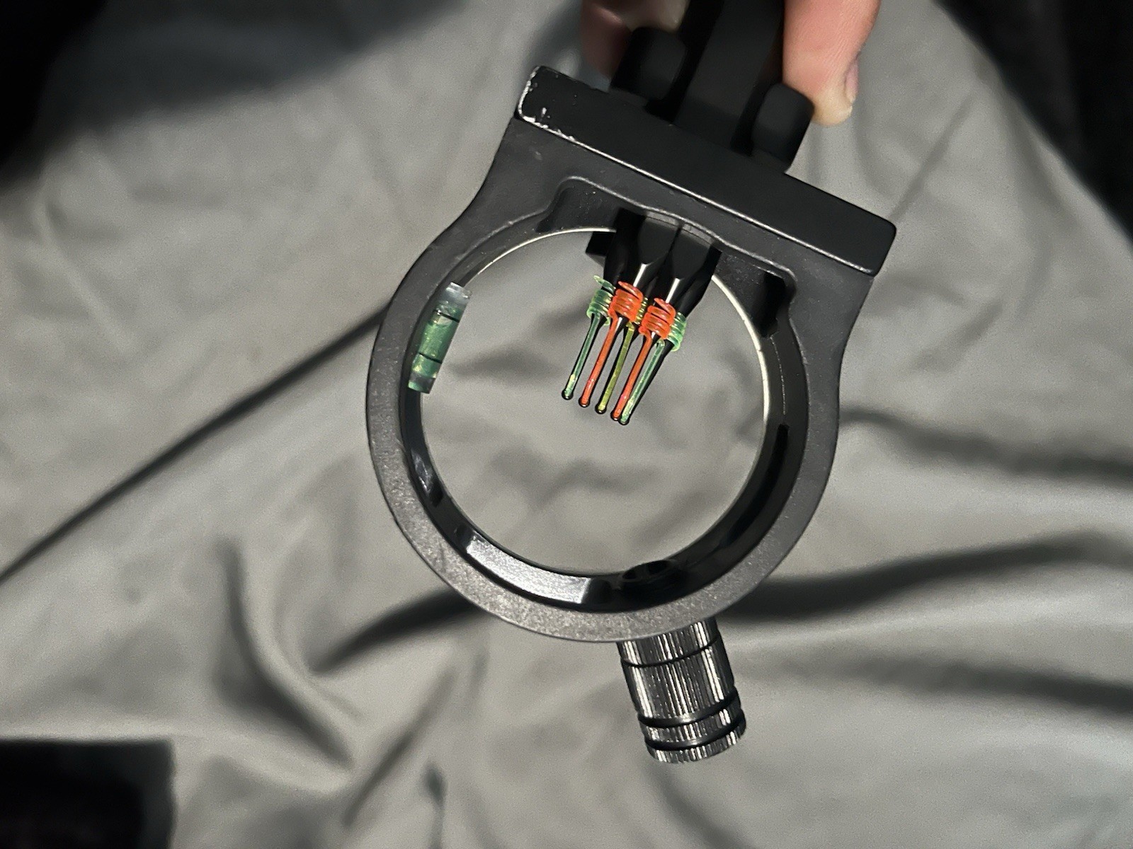 TOPOINT ARCHERY 5 Pin Bow Sight -  Aluminum Machined - Right Handed
