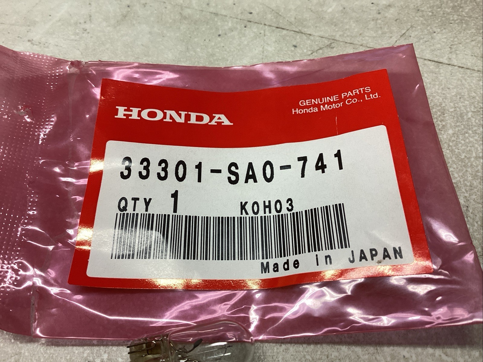 Honda Bulb 33301-SA0-741