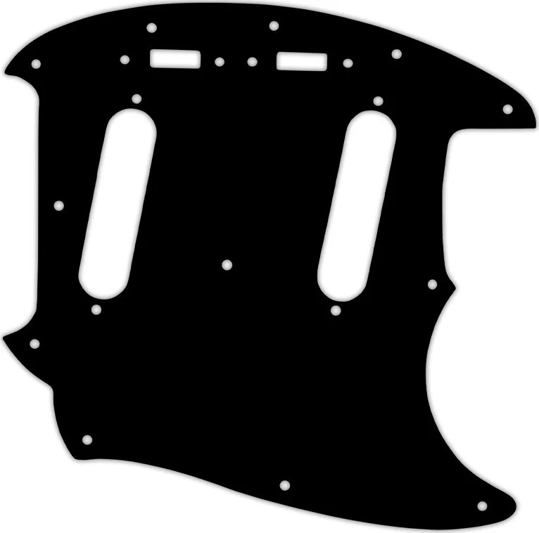WD Custom Pickguard For Fender 1964-1982 Mustang #38 Black/Cream/Black