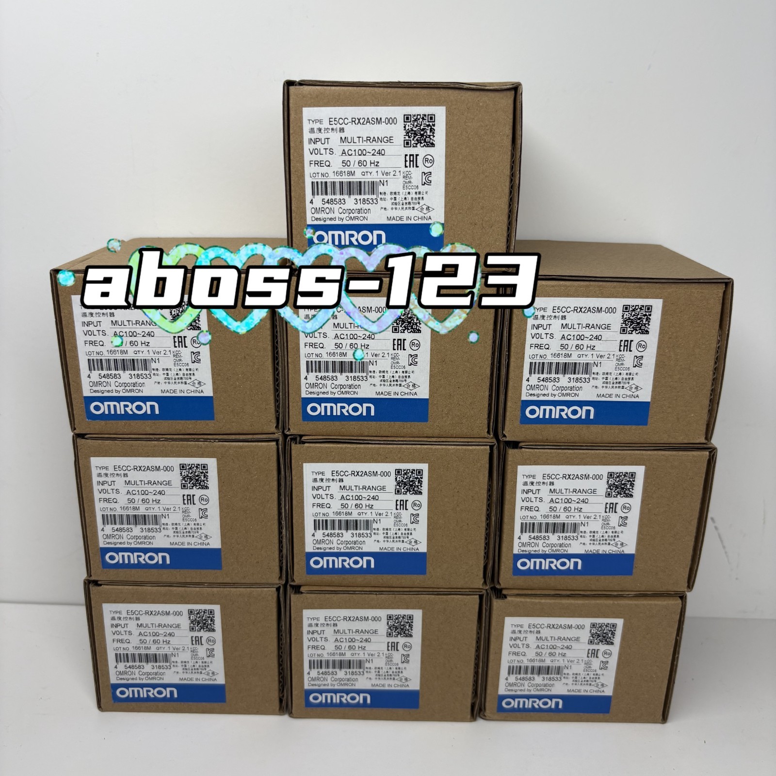 Omron E5CC-RX2ASM-000 AC100-240V Temperature Controller#1pcs New In Box