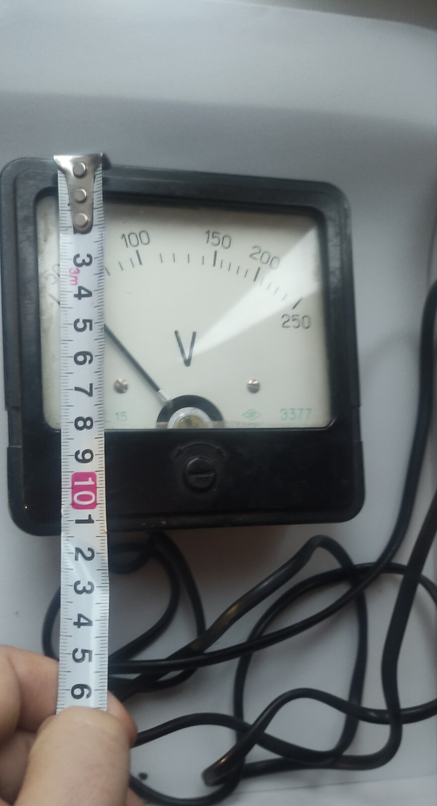 vintage Device measuring network voltage Voltmeter 1979 USSR, working gp625