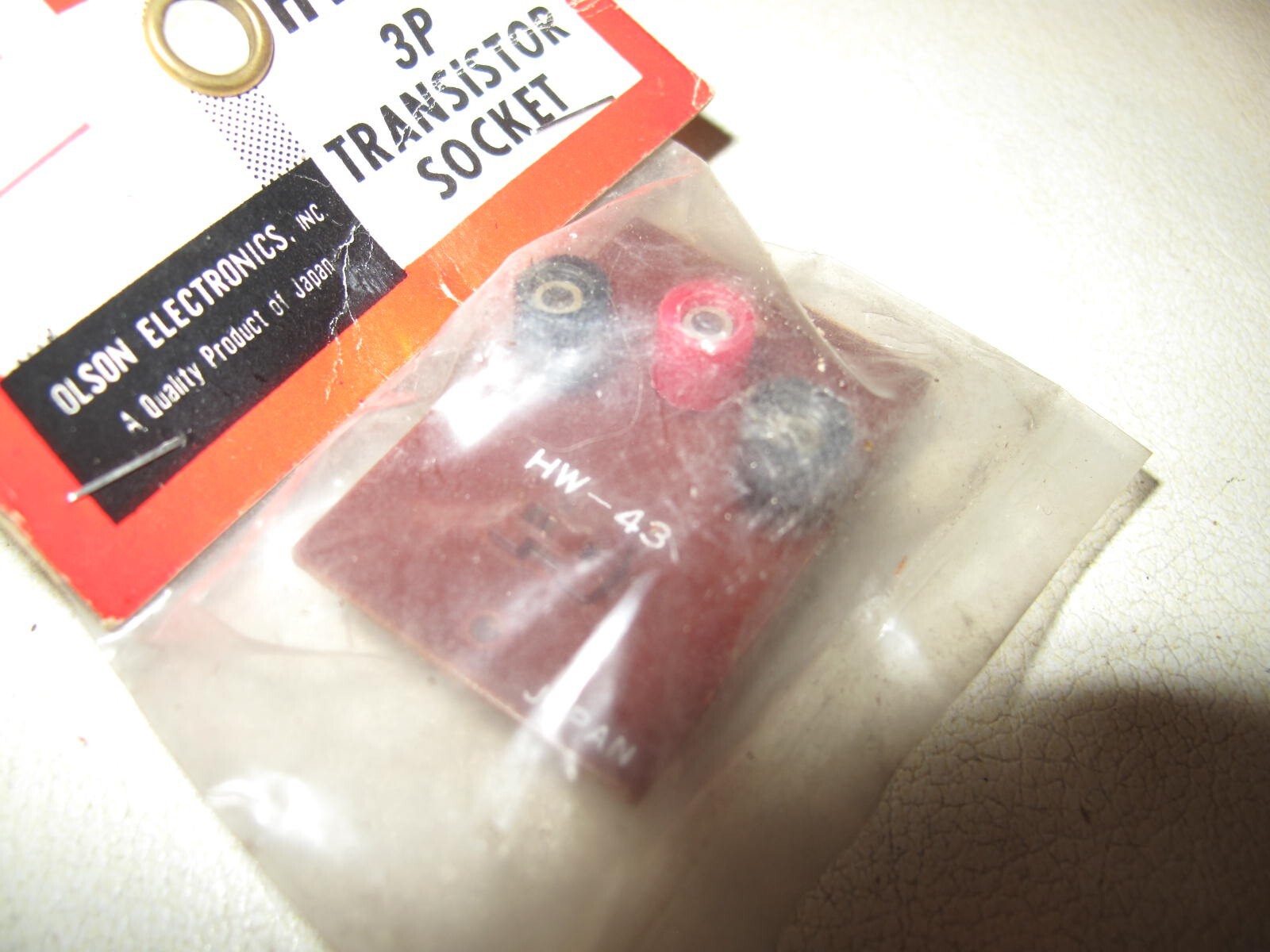 Transistor test socket Olson electronics HW 43 Ham Radio