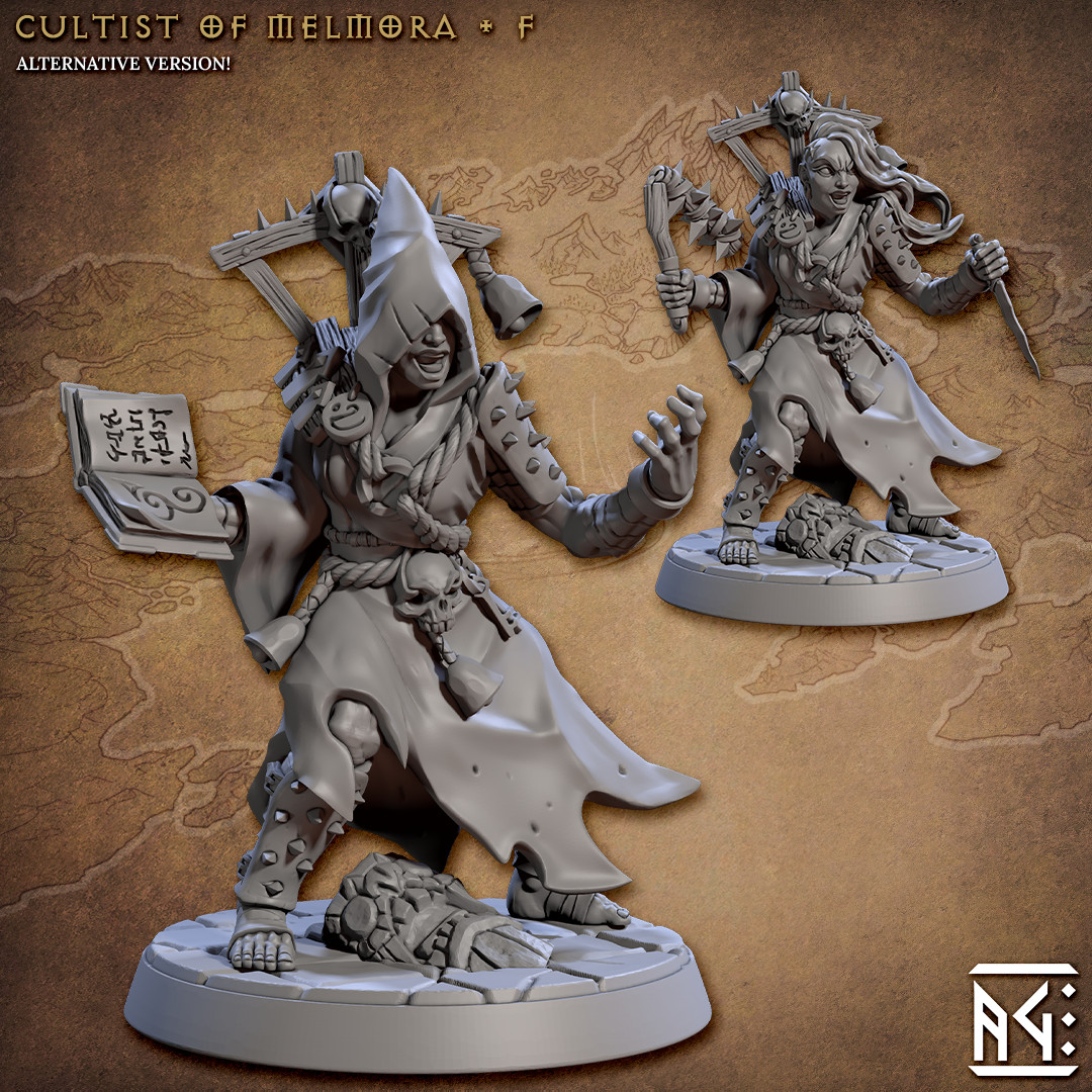 Cultist Warrior F - NPC - Artisan Guild - Dungeons and Dragons