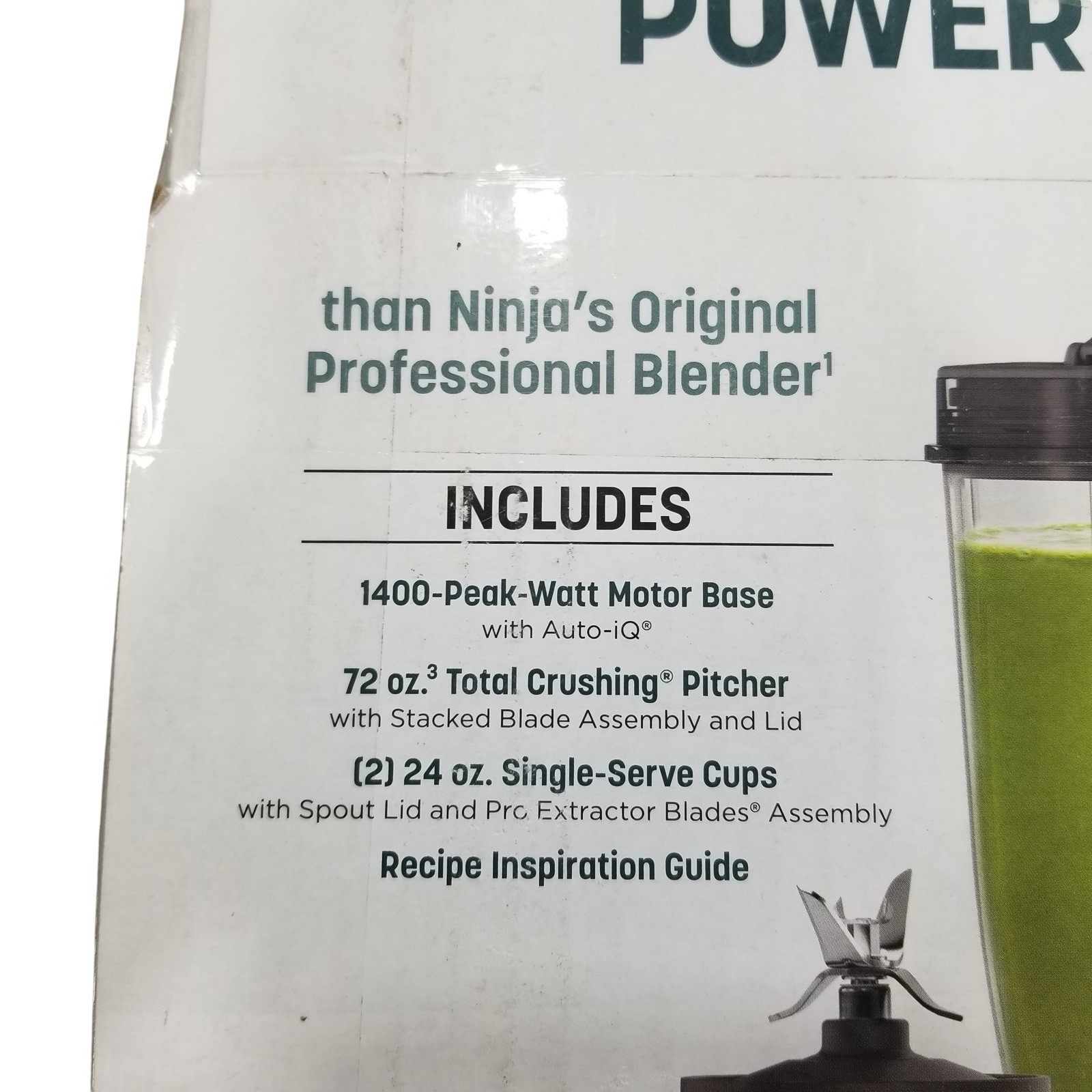 Ninja Professional Plus Blender DUO with Auto-iQ - Black (DB751A)