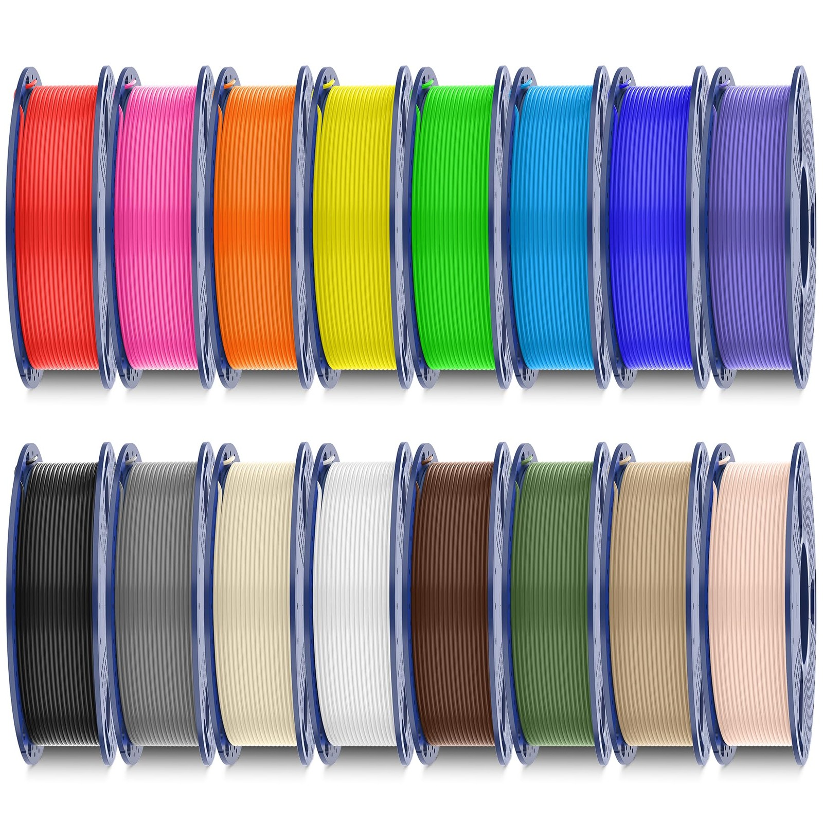 4kg, 16*250g Black+white+grey+red+klein Blue+green+yellow+sunny...