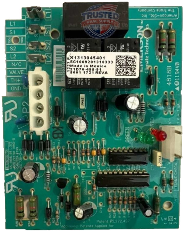 X1313045401 X13130454-01 Furnace Control Board 21D70-495-91