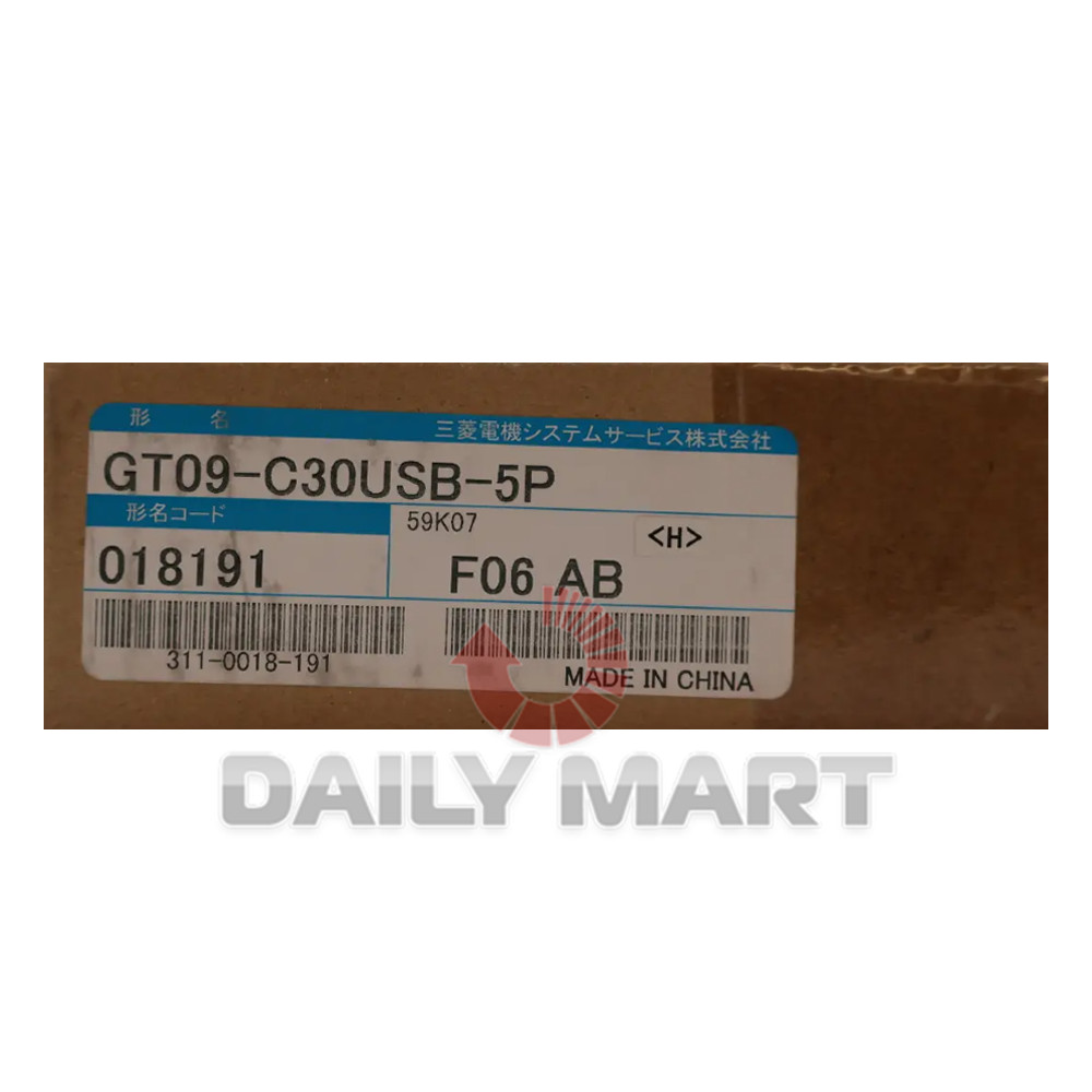 New In Box MITSUBISHI GT09-C30USB-5P Programming Cable