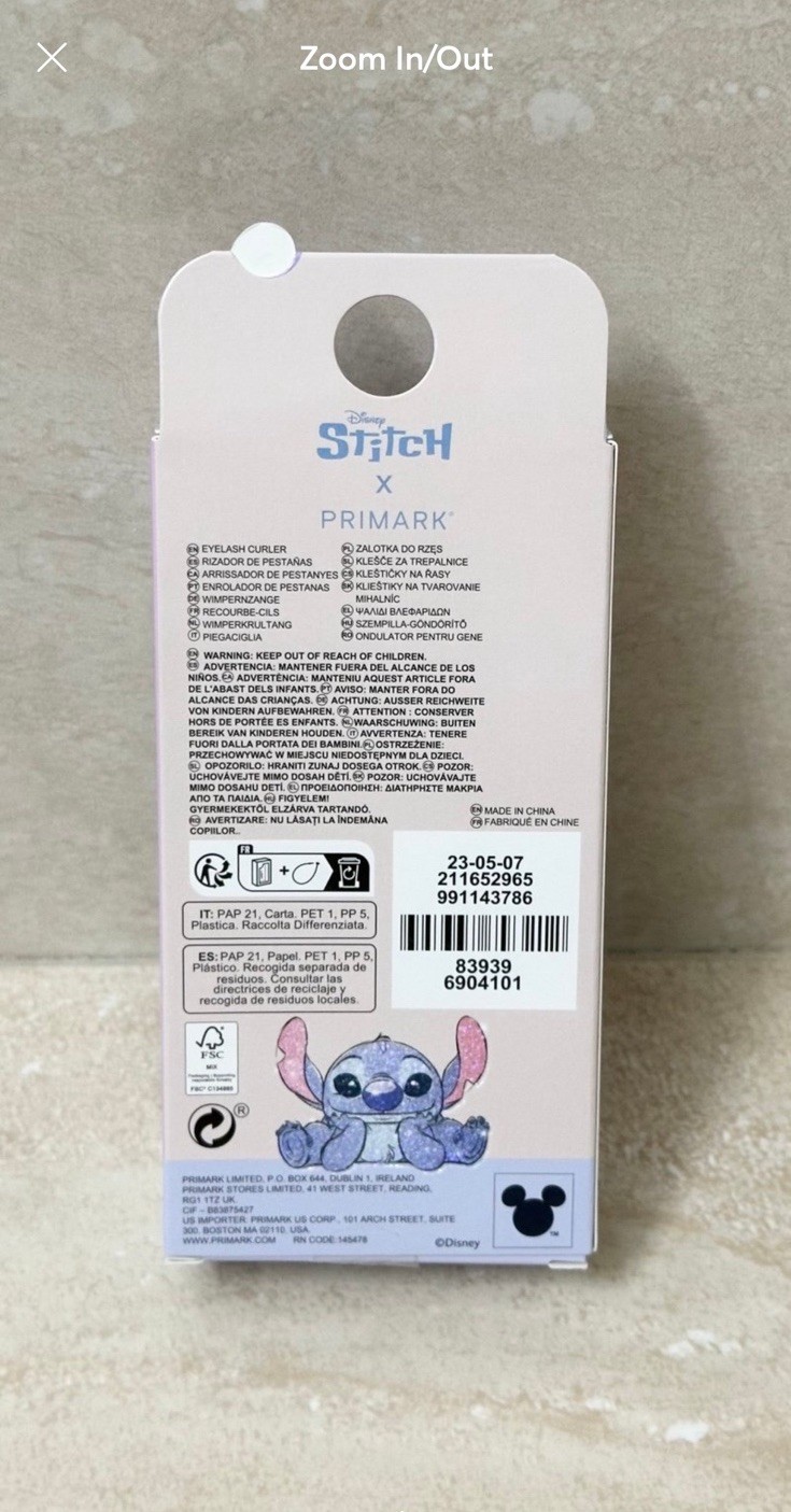 Disney Lilo & Stitch Eyelash Curler *Primark*-NEW