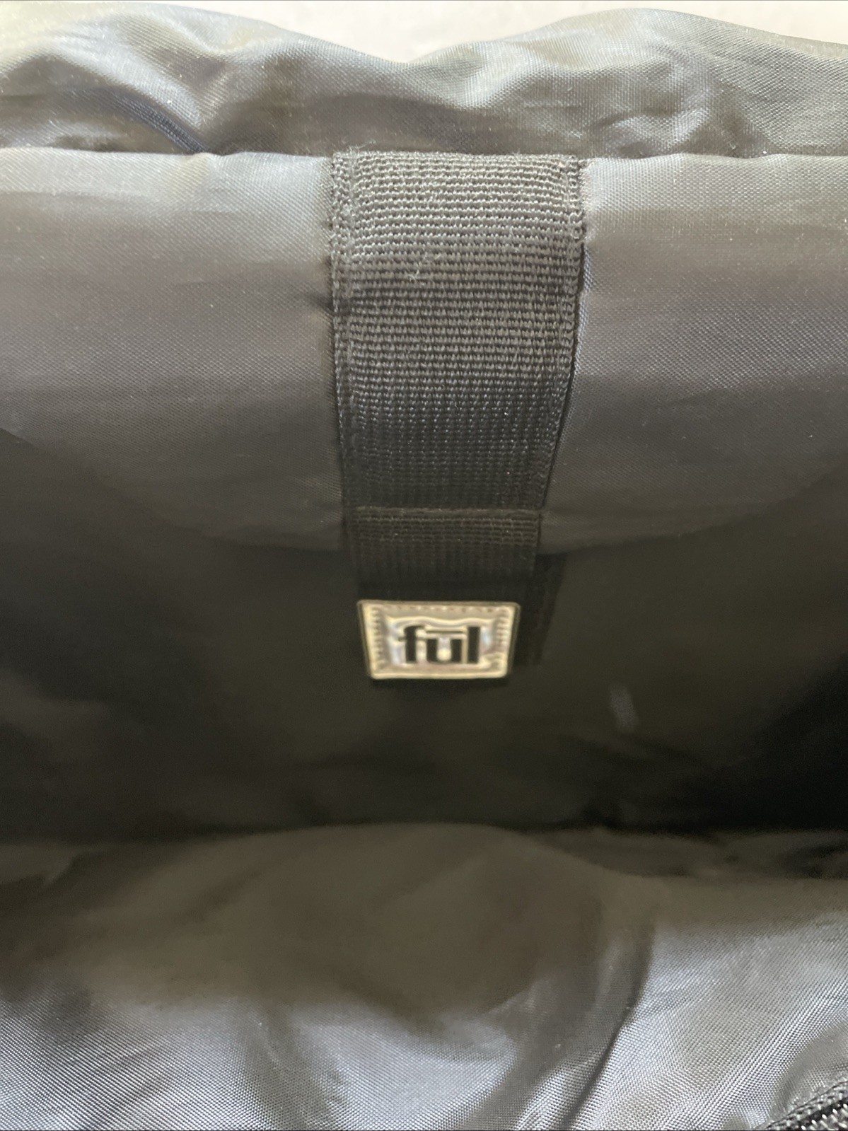 Ful Messenger Bag Approx. 19x13 with Strap Gray/Black
