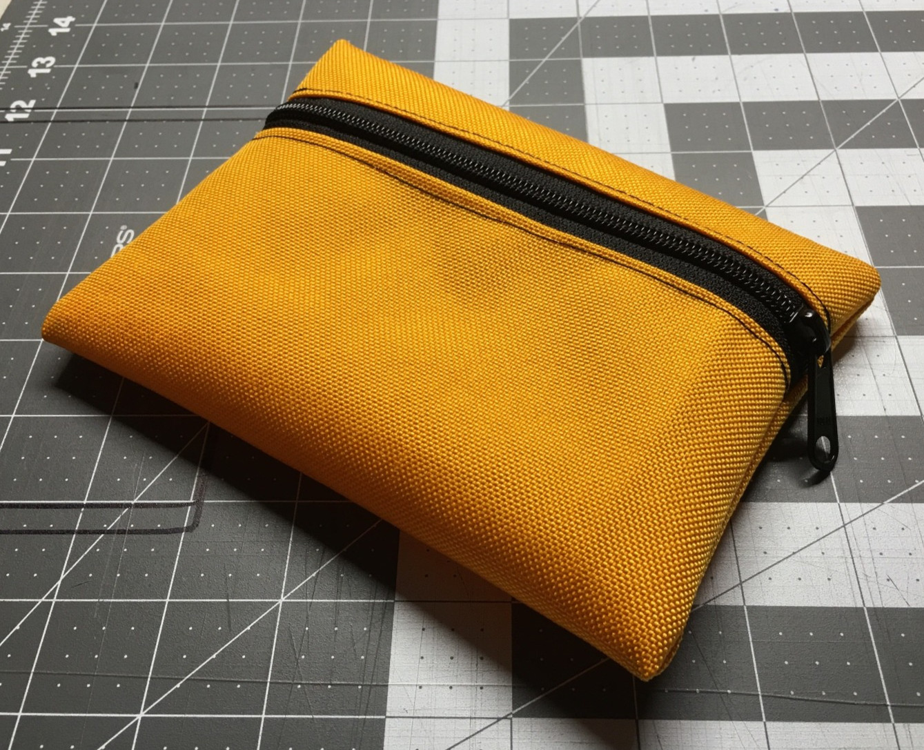 LIVESOUTSIDE Golden Rod Tactical Black Zipper Bag Small USA Made EDC Travel