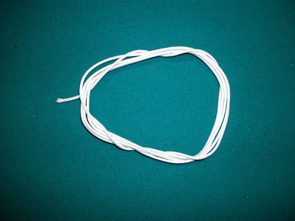 10' BCY White D Loop Material Archery Bowstring Rope Drop Away Cord