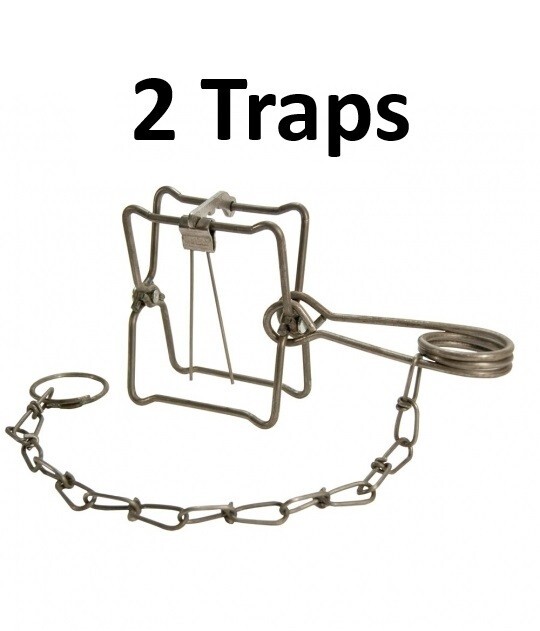 2 Oneida Victor #110-2 Genuine Conibear Trap Trapping Supplies 2 Traps