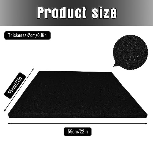 22'' Square No Splatter Pad, Oil Drain Splash Pad Fits Most Oil 1 PCS 22 IN