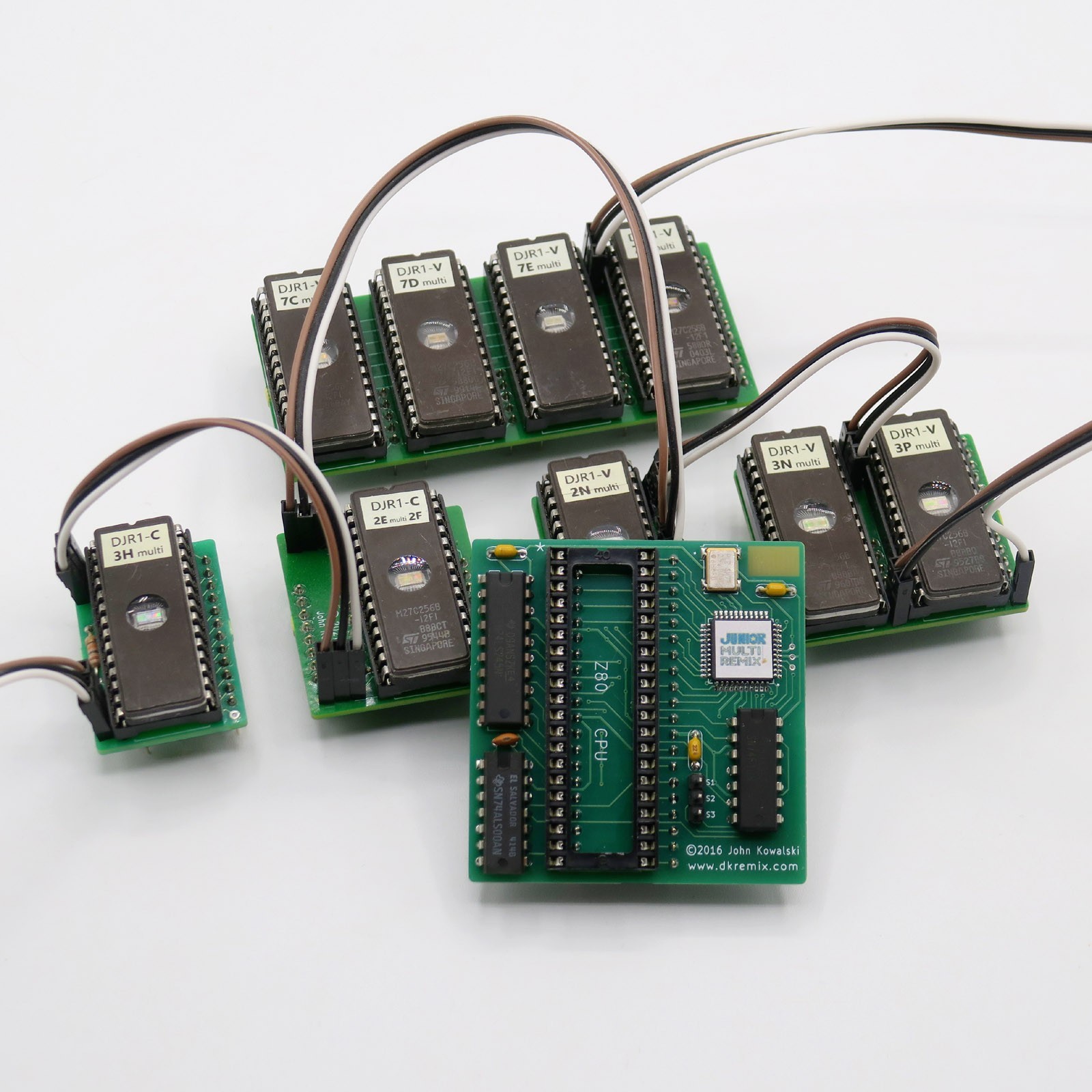 Double Donkey Kong Multi Remix multi-game kit for Donkey Kong Junior arcade PCB