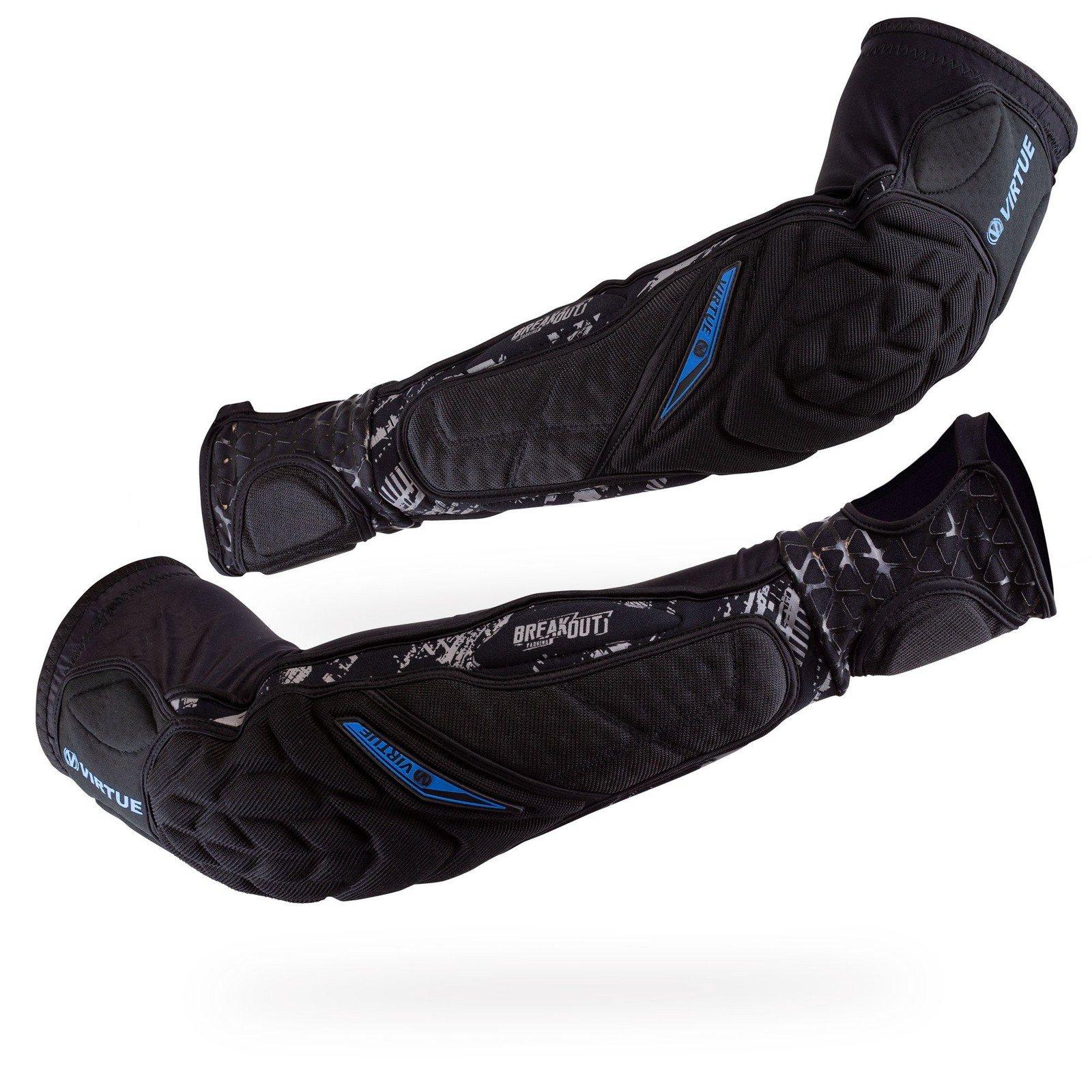 Breakout Lightweight Elbow and Arm Pads for Paintball, Airsoft and Action Spo...