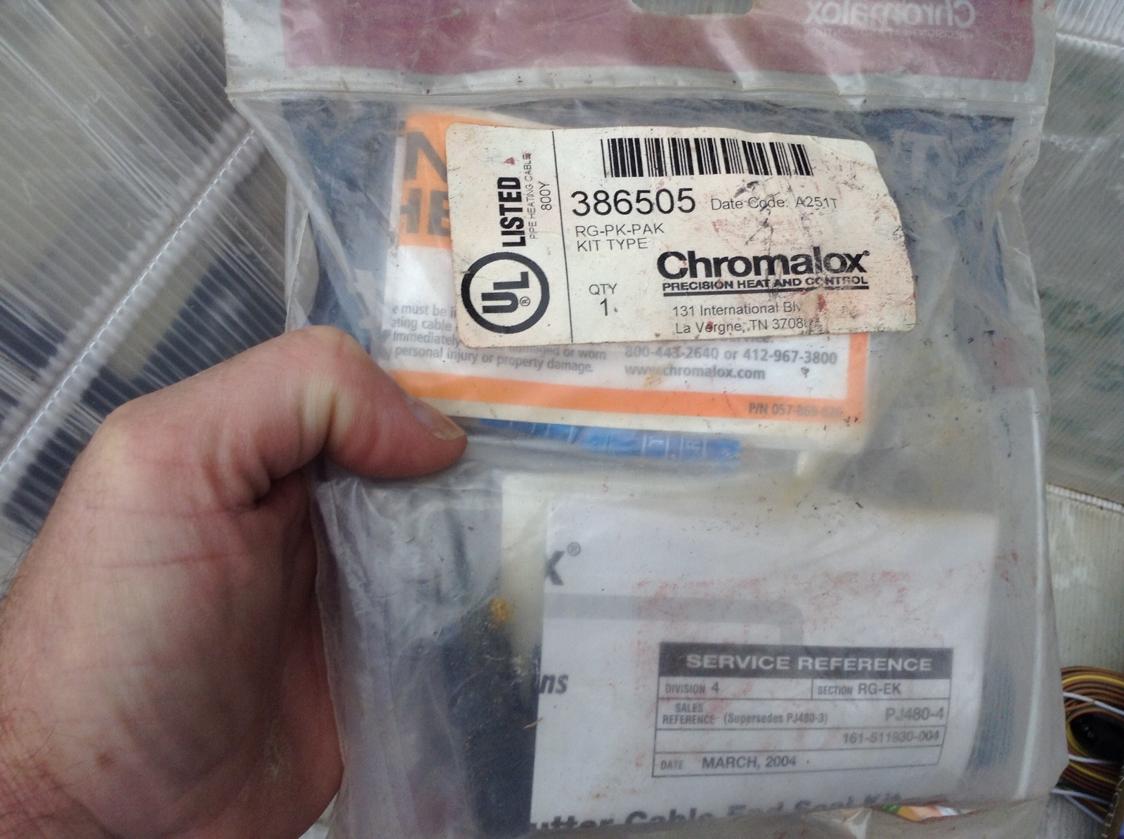 Thermwire power connection kit