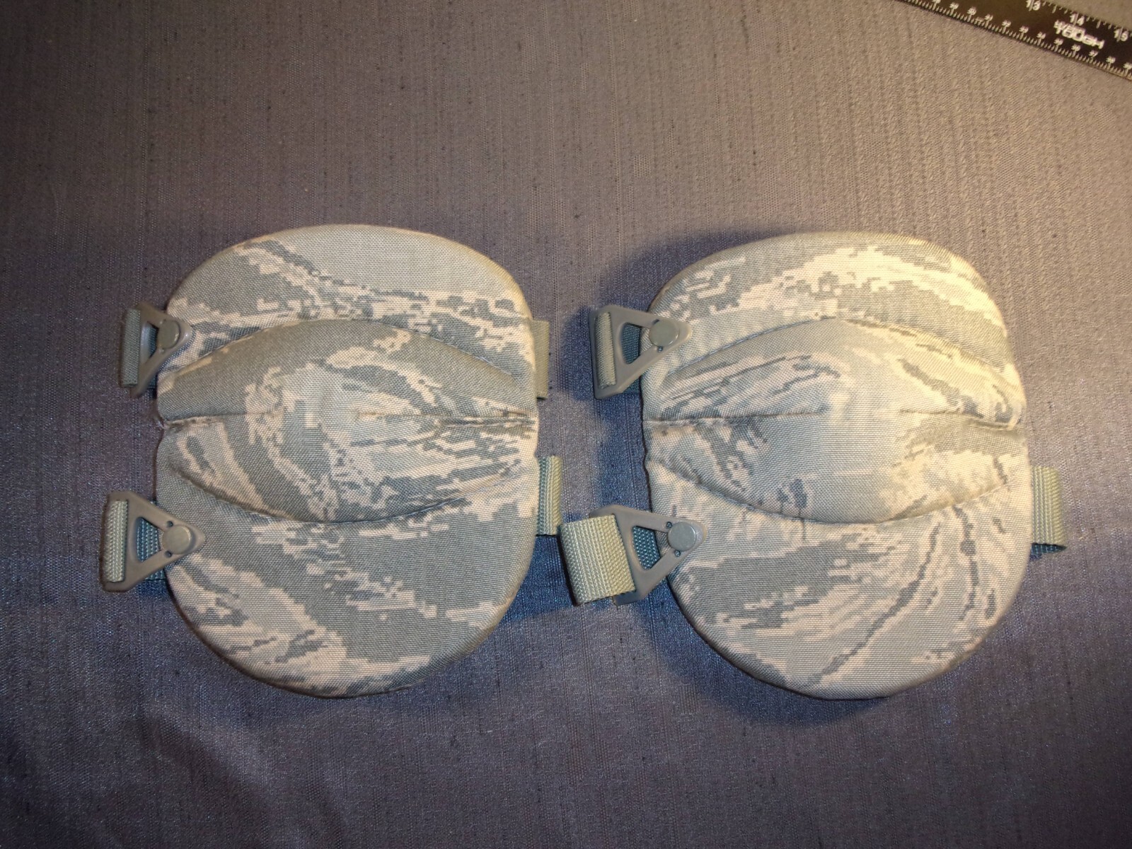 USGI U.S. MILITARY USAF ABU TIGER STRIPE TACTICAL ELBOW PADS EC 175