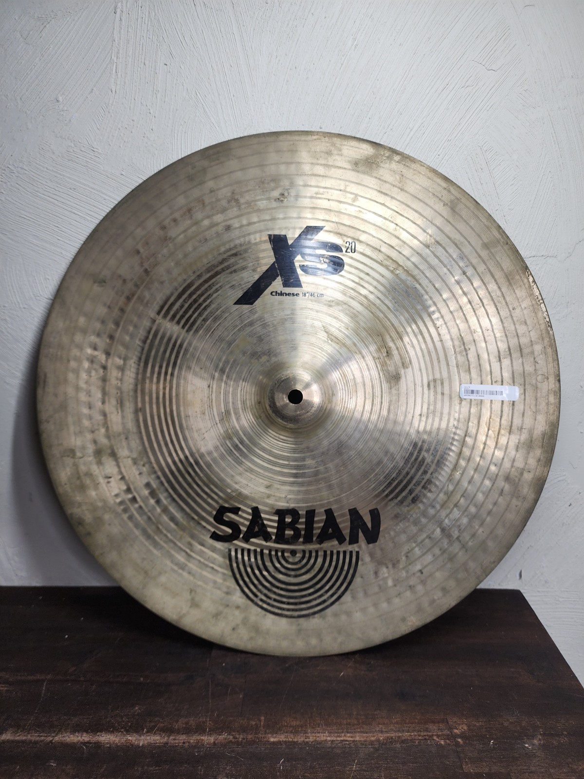 Sabian Xs20 18" Chinese Cymbal - B20 Bronze Used Condition No Damage
