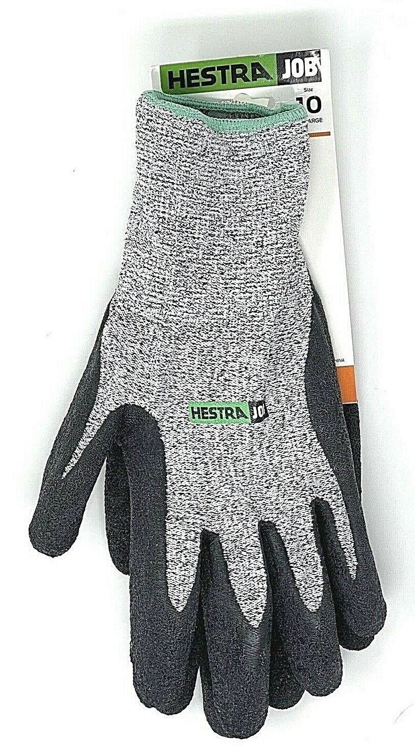 HESTRA JOB Gloves 72510 Size 10 XL Latex Cut Resistant Utility Work Garden Lawn
