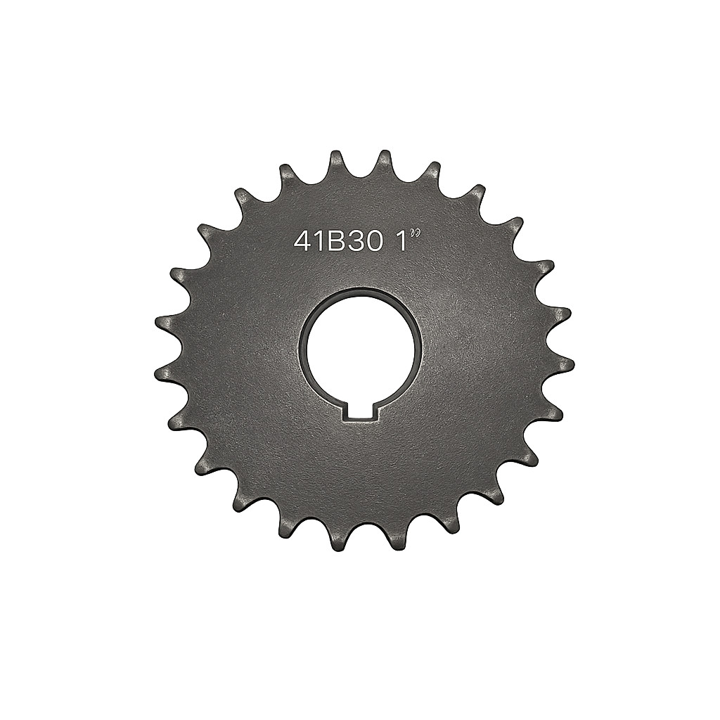 #40 Roller Chain Gear Sprocket B Type 1" Bore 30 Tooth 1/4 Keyway 41B30
