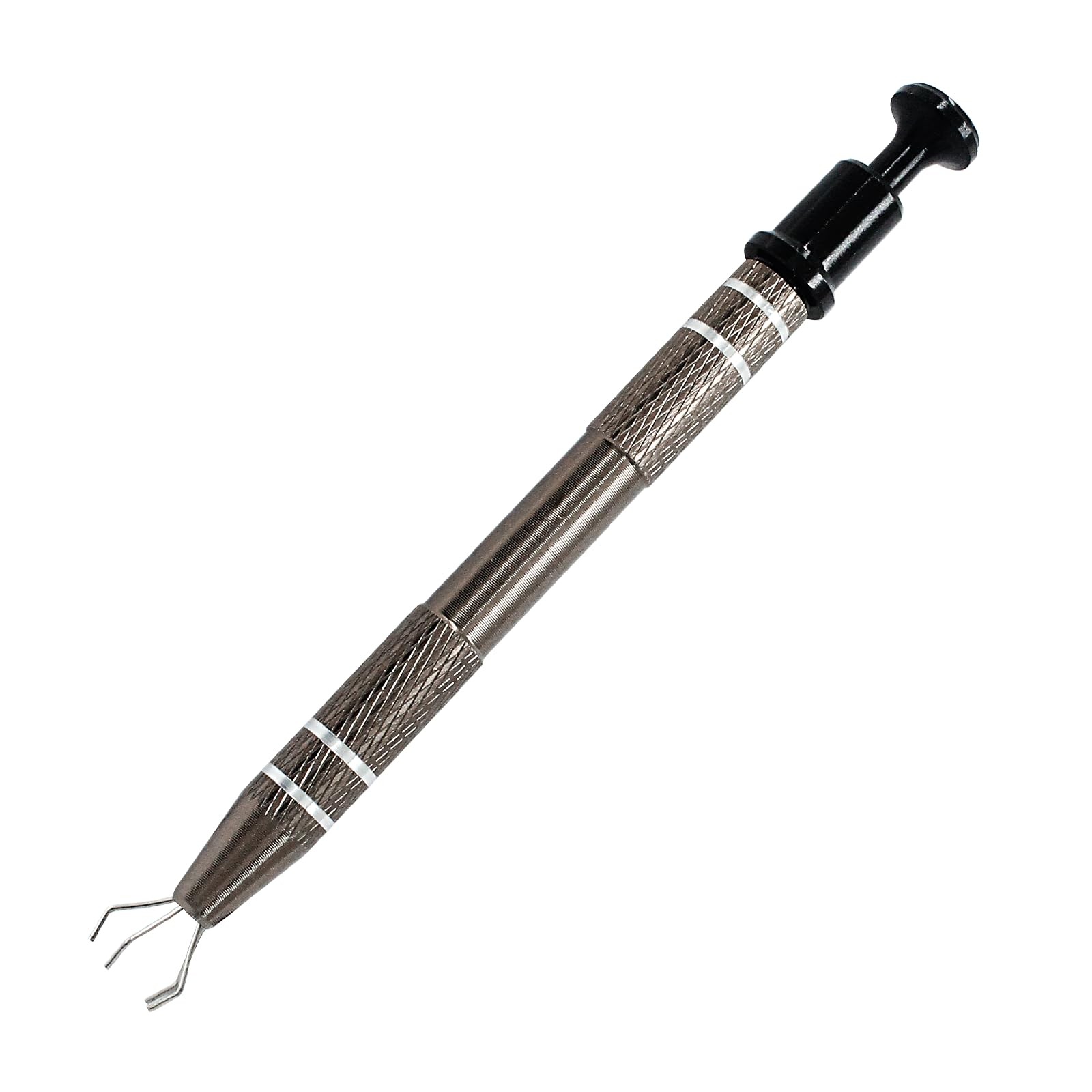 Hordion 4-Claw Pick up Tool Piercing Ball Grabber, Stainless 1 Pcs, Gray