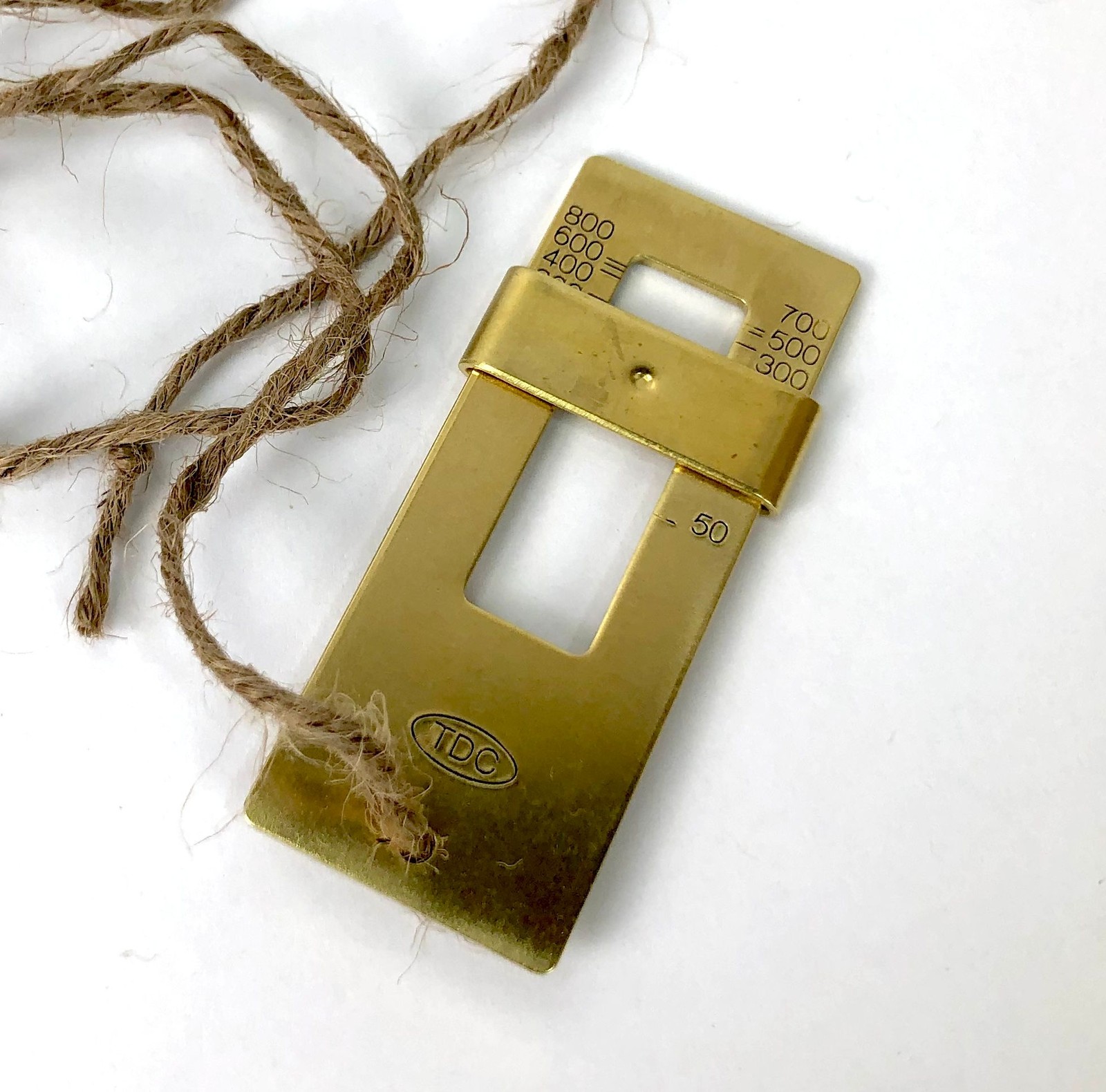 Primitive Brass Range Finder