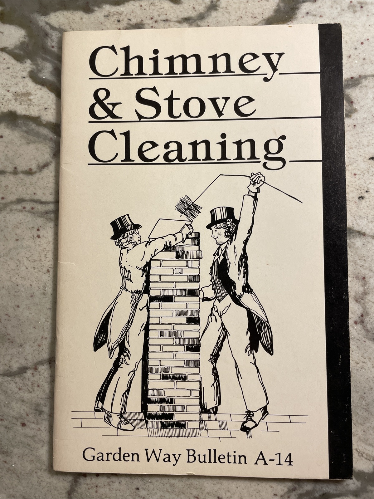 1977 Chimney and Stove Cleaning Booklet Garden Way Bulletin A-14