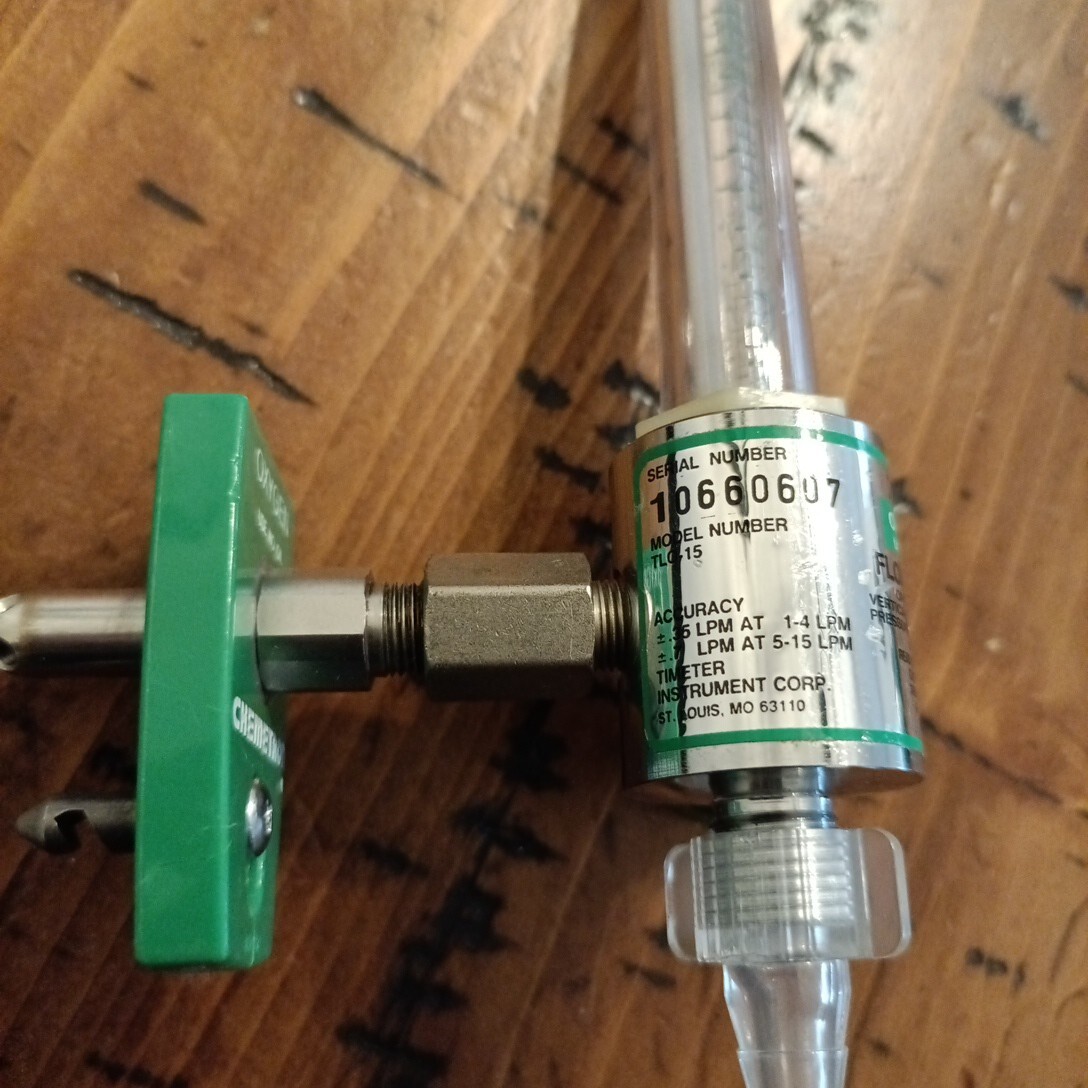 Timeter Instruments TLO-15 Ultra-Flow Oxygen Flowmeter, C1