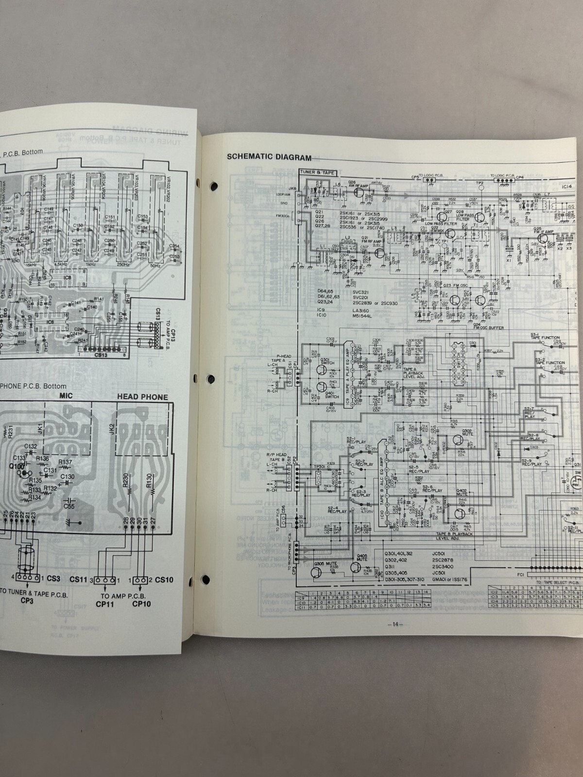 Sanyo SYSTEM 580 Original Service Manual Free Shipping