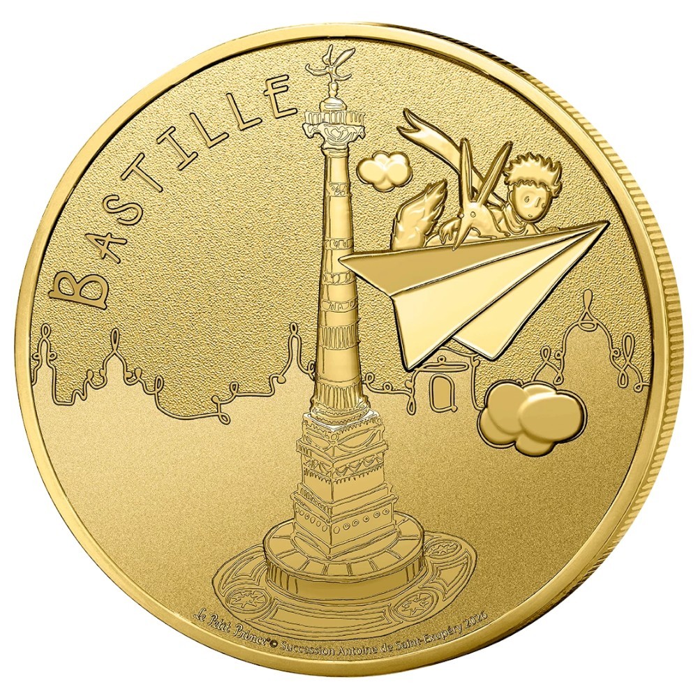 Medal collection Monnaie de Paris, Le Petit Prince (Bastille)