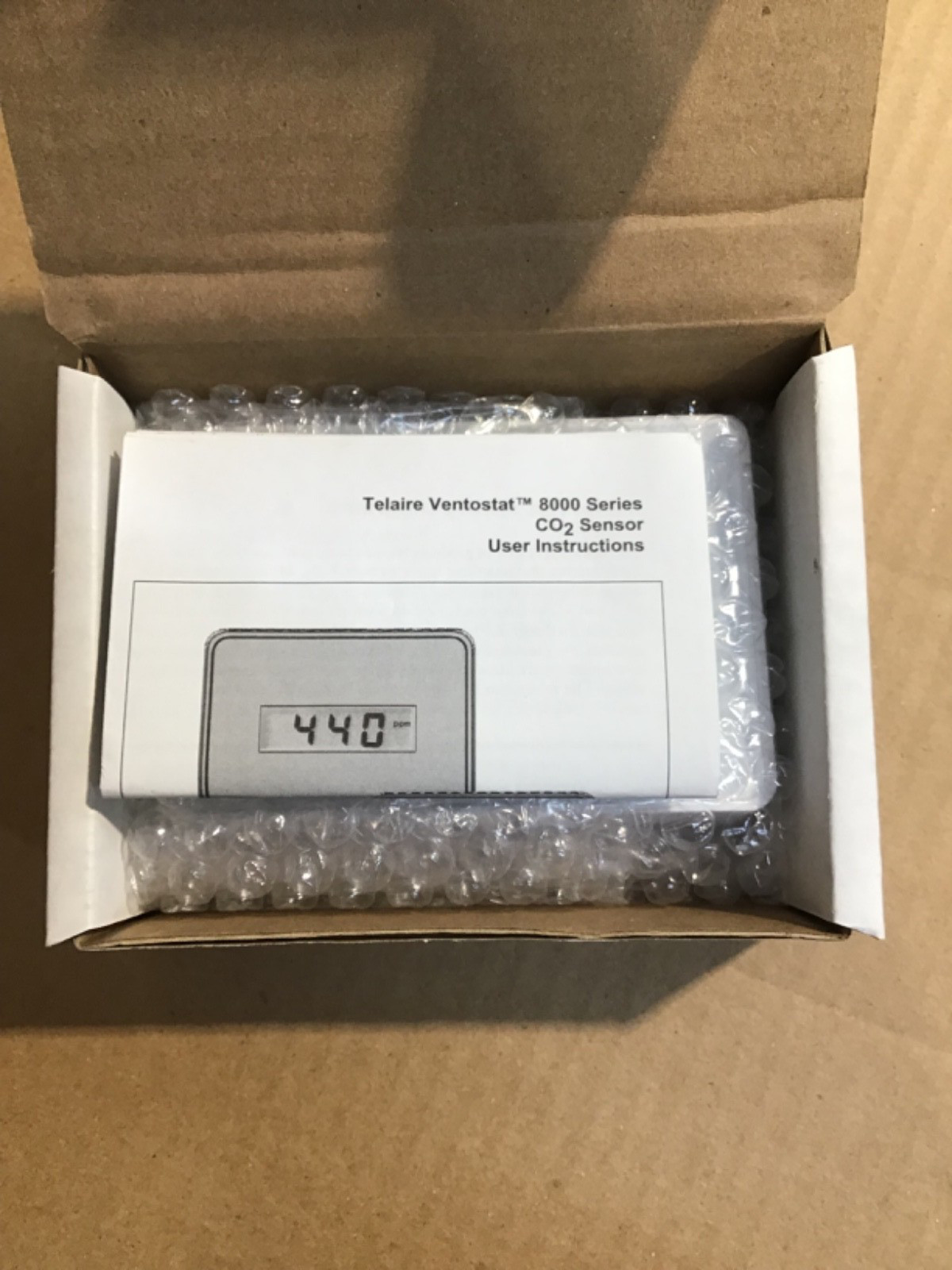 TELAIRE VENTOSTAT T8100-HD  WALL MOUNT CO2 VENTILATION CONTROLLER NEW IN BOX