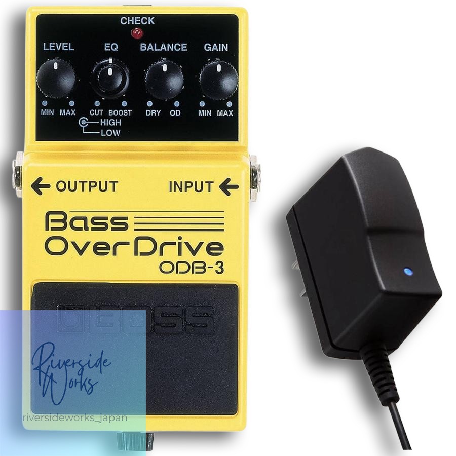 BOSS ODB-3 Bass Over Drive with AC Adapter Set - Bass Overdrive ODB3