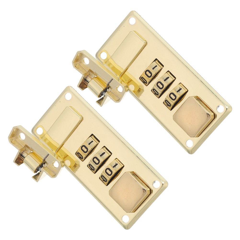 2 Pcs 3 Digit Password Lock Combination Case Luggage Replacement