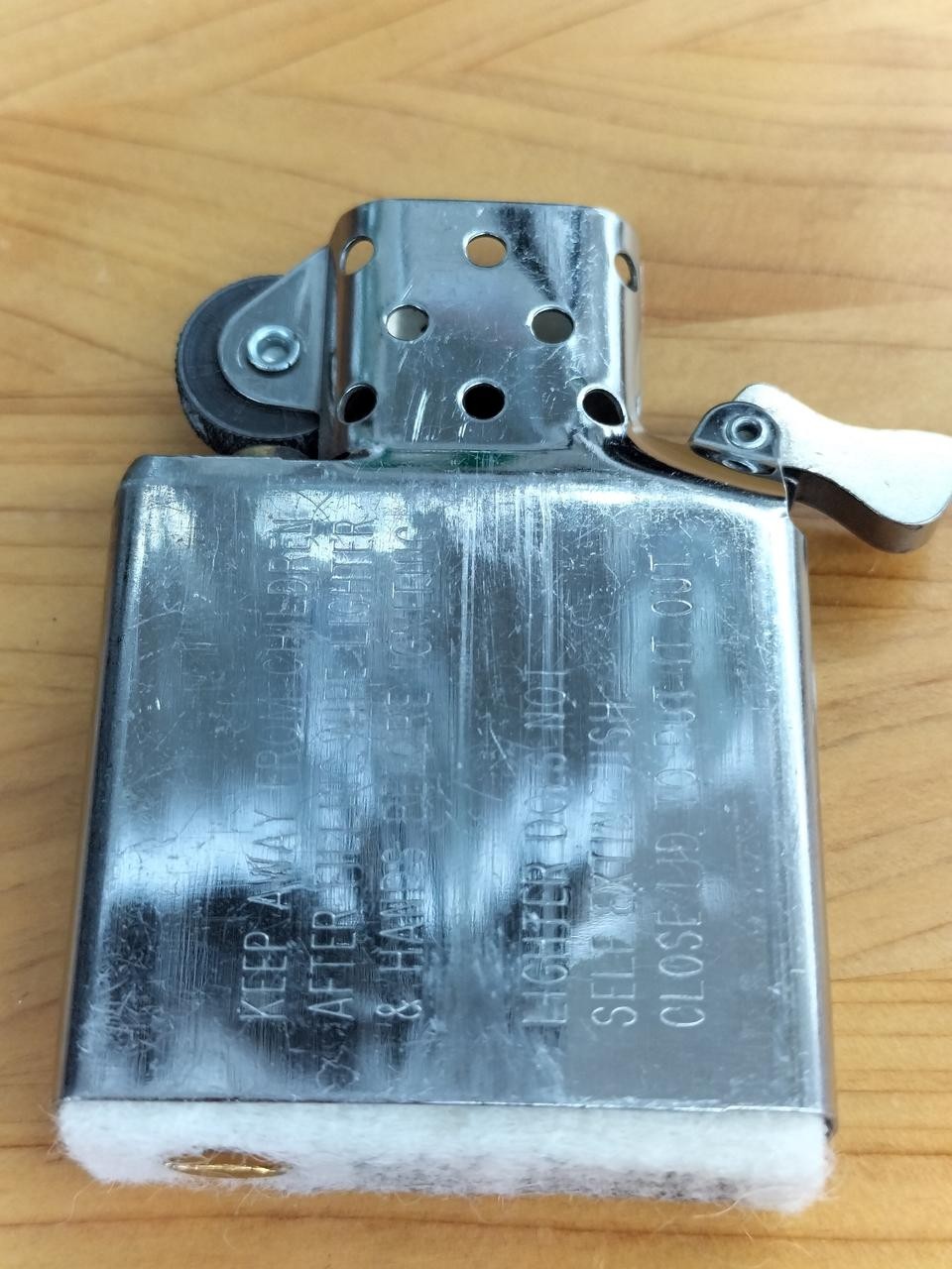 Zippo Original 1932 Replica Drunk 1997 Second Release Combustible Lighter