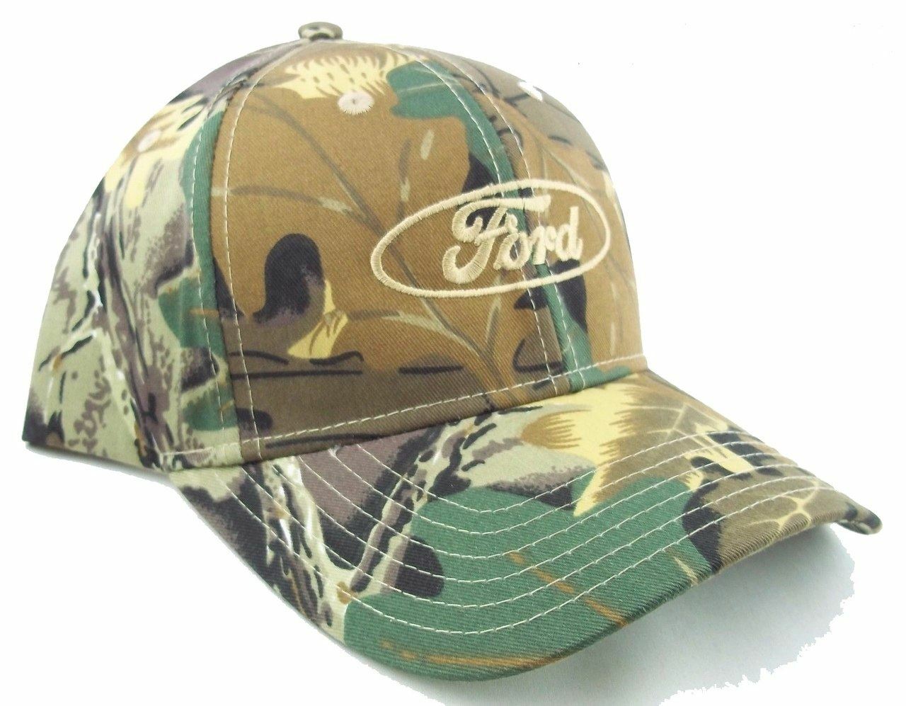 Ford Twill Camouflage Hat - Great Cap For Hunting or Driving - FREE USA SHIPPING