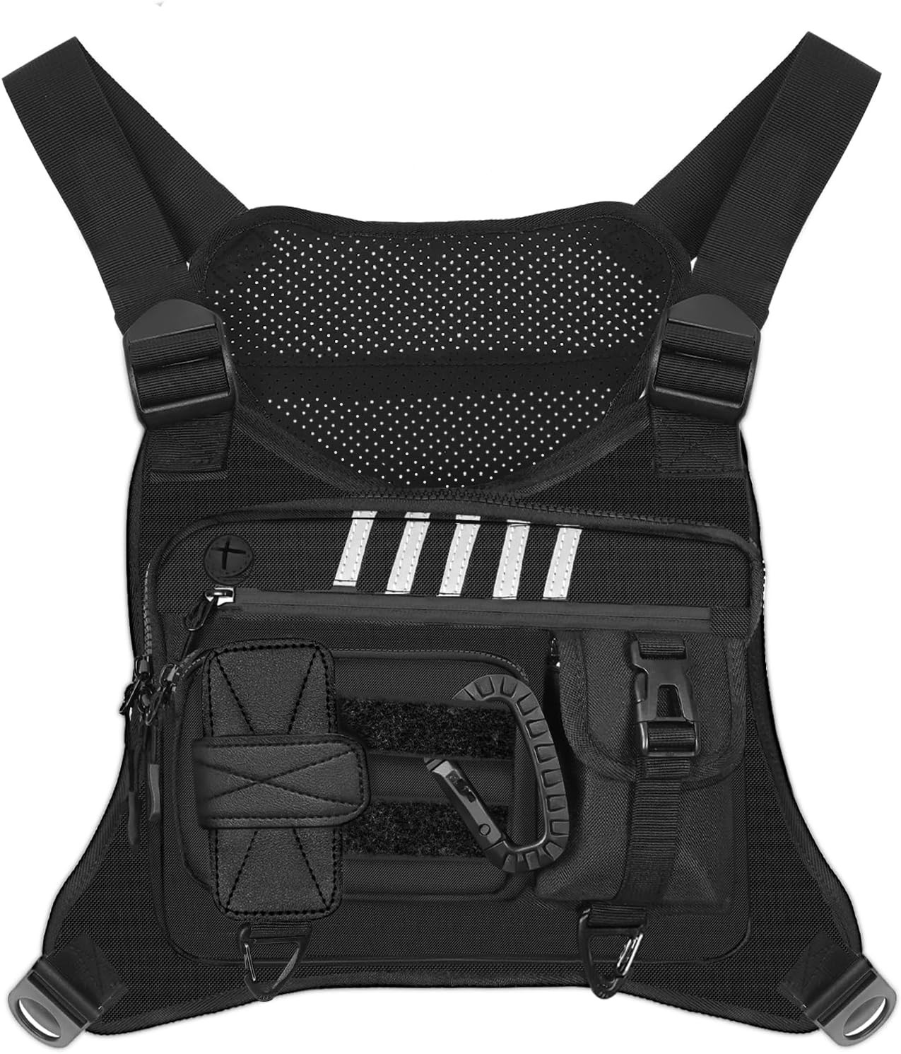 Chest Rig Running Vest for Men - Lightweight Comfortable Tactical Vest with ..