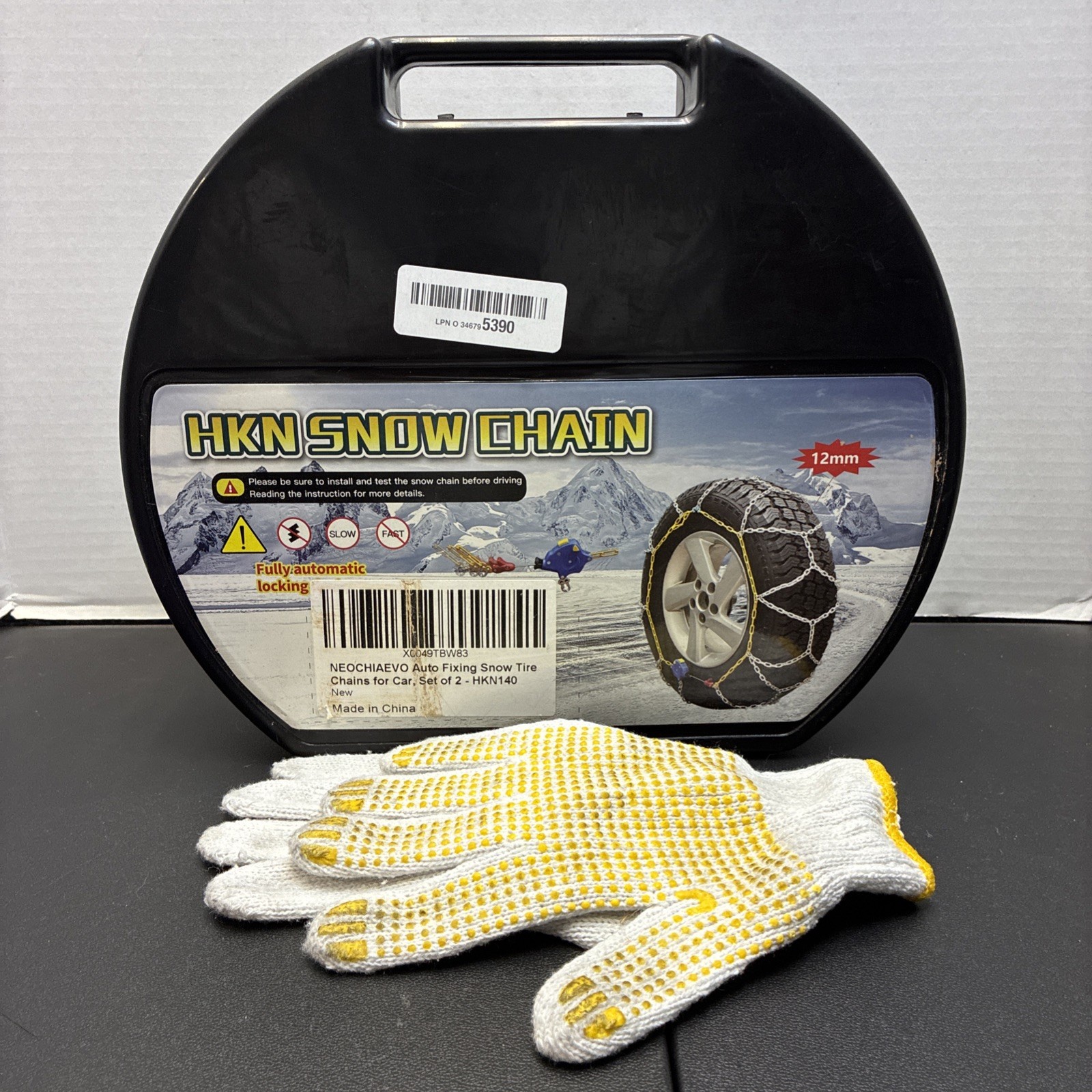 Snow-Chains Auto Tightening Universal Fit Set Of Two